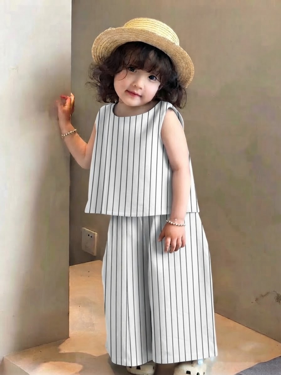 Hexa Kids White Top & Pants