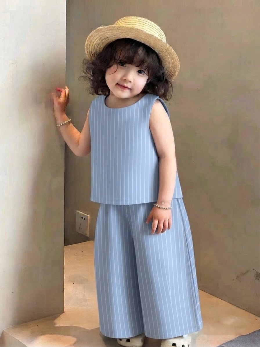 Hexa Kids Baby Blue Top & Pants